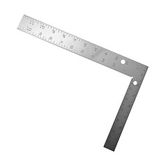 Image showing Metal angle on a white background