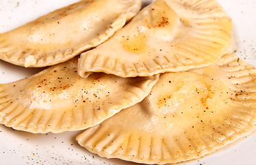 Image showing raviolli on plate