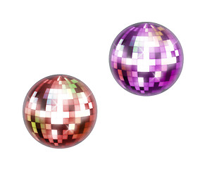 Image showing colorful disco ball