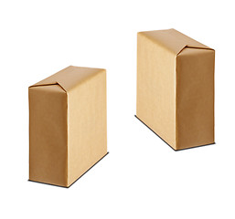 Image showing the cardboard boxes isolated