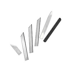 Image showing set of various blades isolated