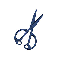 Image showing Blue handled scissors