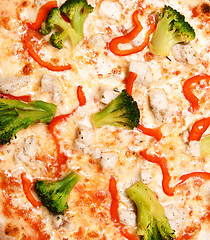 Image showing Pizza background