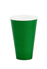 Image showing green paper cup