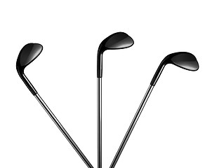 Image showing Golf clubs