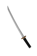 Image showing Katana - Japanese sword isolated