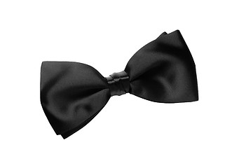 Image showing Mens black necktie