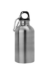 Image showing Aluminium canteen isolated