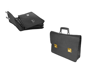 Image showing Black business briefcases