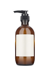 Image showing Plastic pump soap bottle