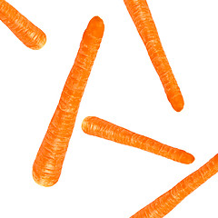 Image showing carrots isolated