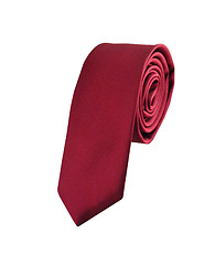 Image showing red tie isolated on white background