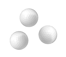 Image showing Golf balls