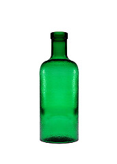 Image showing Glass bottle of soda water