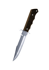 Image showing hunter combat hand made knife