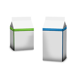 Image showing Two Milk Carton Packages