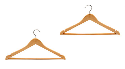 Image showing Wooden hanger