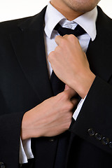 Image showing Fixing tie