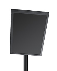 Image showing Professional wide monitor isolated