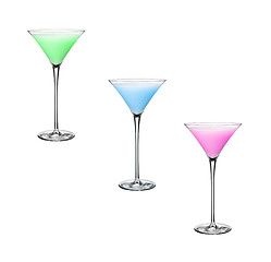 Image showing different cocktails