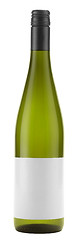 Image showing Green bottle wine or champagne