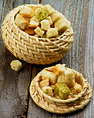 Image showing Dried Bread Cubes