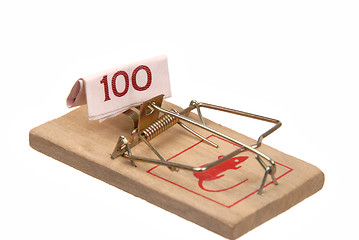 Image showing Money # 27 - in mousetrap