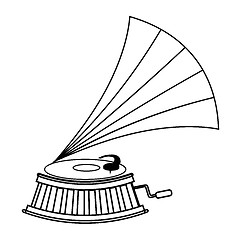 Image showing Old Gramophone 