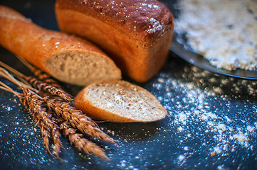 Image showing Bread composition 