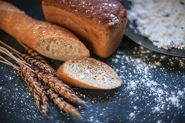 Image showing Bread composition 