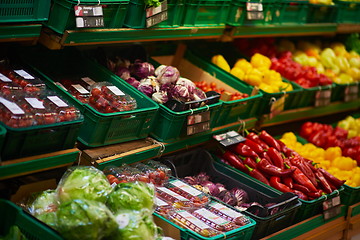 Image showing supermarket vegetables