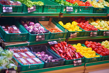 Image showing supermarket vegetables