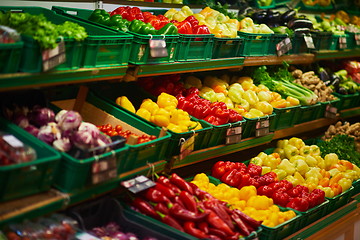 Image showing supermarket vegetables