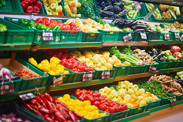 Image showing supermarket vegetables