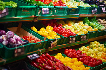 Image showing supermarket vegetables
