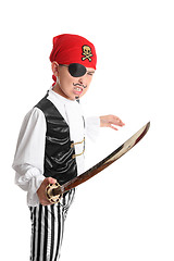 Image showing Swashbuckling Pirate