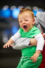 Image showing mother with baby in shopping