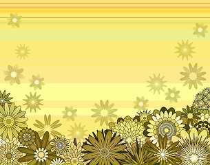 Image showing Flower background