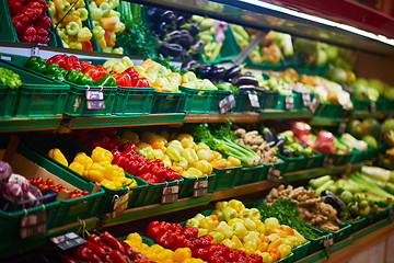 Image showing supermarket vegetables