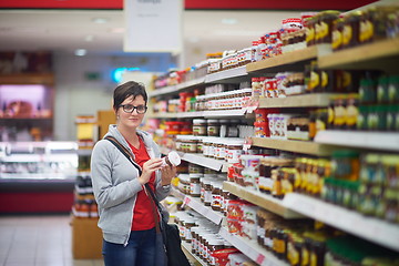 Image showing woman in supermarket