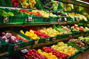 Image showing supermarket vegetables