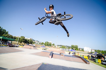 Image showing Sauro Agostinho during the DVS BMX Series 2014 by Fuel TV