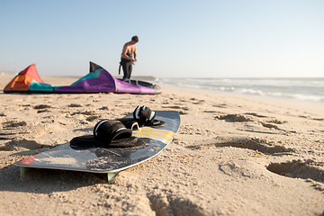 Image showing Kitesurfer 