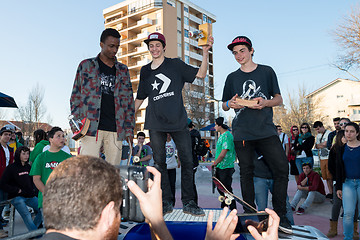 Image showing Champions podium