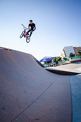 Image showing Rodrigo Vicente during the DVS BMX Series 2014 by Fuel TV