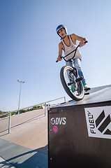 Image showing Diogo Martins during the DVS BMX Series 2014 by Fuel TV