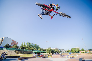 Image showing Rodrigo Vicente during the DVS BMX Series 2014 by Fuel TV