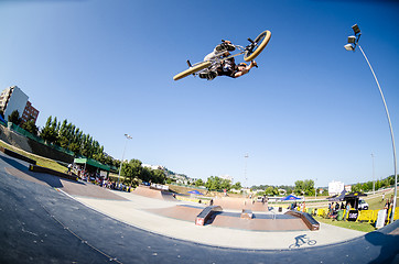 Image showing Cedric Maximo during the DVS BMX Series 2014 by Fuel TV