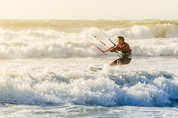 Image showing Kitesurfer 