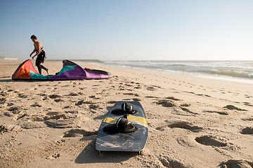 Image showing Kitesurfer 